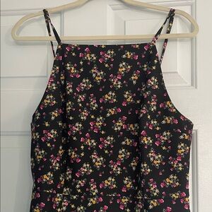 French Connection Black Floral Dress